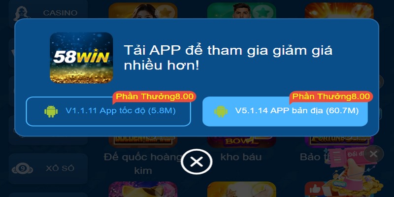 Cài đặt ứng dụng di động tham gia giải trí không gặp trở ngại